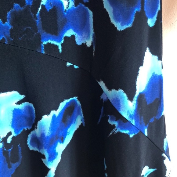 Vince Camuto Floral Asymmetrical Hem Dress XS - Picture 4 of 11